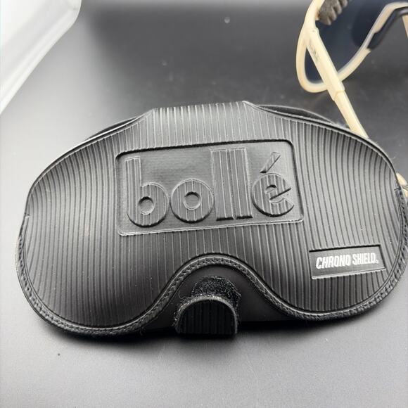 VTG Bolle CHRONO SHIELD 80's Ski Snow Glasses Chronoshield W Case and Extra Lens - Picture 9 of 11